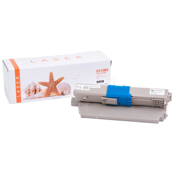 TONC310BK Alternativ Toner Black für OKI  / 44469803 / 3.500 Seiten 