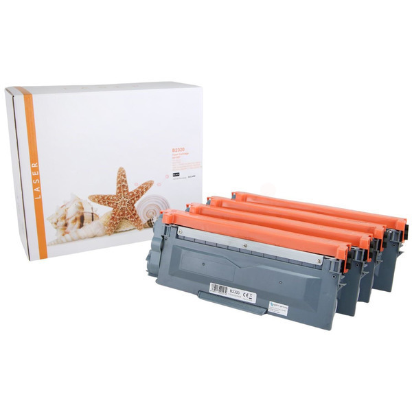 4er Set TONTN2320 Alternativ Toner Black für Broth / TN2320 / 4x2.600 Seiten 