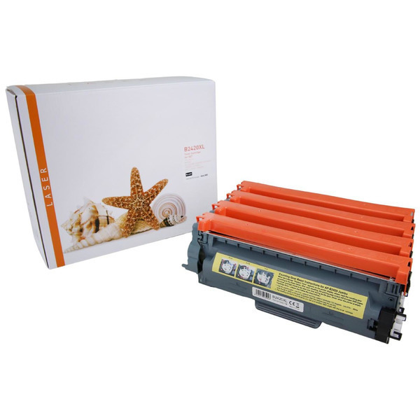 4er Set TONTN2420XL Alternativ Toner Black für Brother / TN2420XL / 4x6.000 Seiten