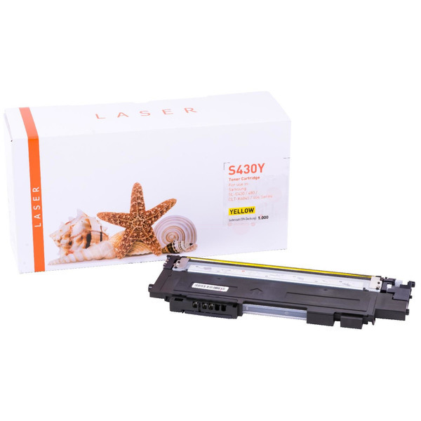 TONSLC430Y Alternativ Toner Yellow für Samsung / CLTY 404 S/ELS / 1.000 Seiten