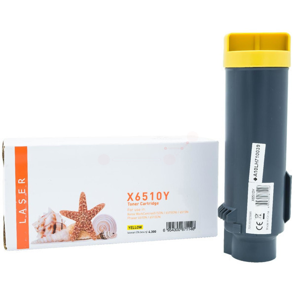 TONPHASER6510YHC Alternativ Toner Yellow für Xerox / 106R03692 / 4.300 Seiten 