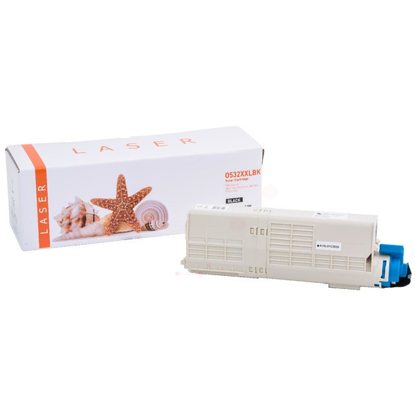 TONC532XXLBK Alternativ Toner Black für Oki / 46490608 / 7.000 Seiten