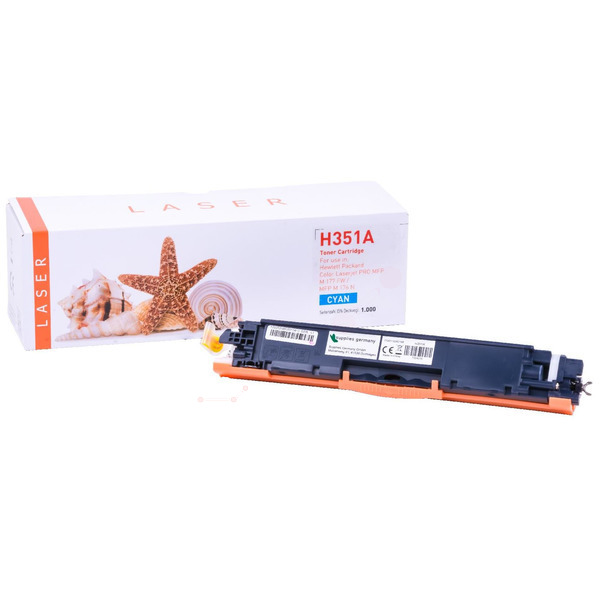 TONCF351A Alternativ Toner Cyan für HP / CF351A / 130A / 1.000 Seiten 