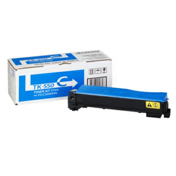 1T02HMCEU0 // TK550C / cyan / original KYOCERA Toner cyan / 1T02HMCEU0 / 6000 S.