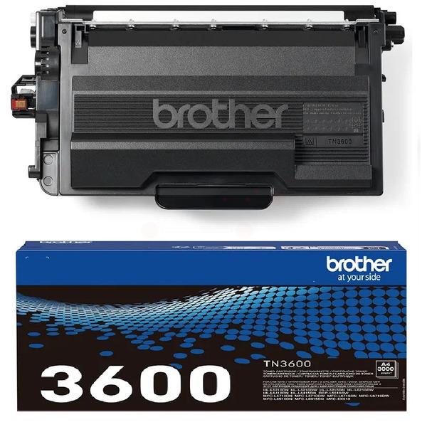 TN3600 / schwarz / original BROTHER Toner schwarz / TN3600 / 3000 S.