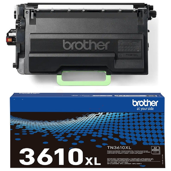 TN3610XL / schwarz / original BROTHER Toner schwarz / TN3610XL / 25000 S.