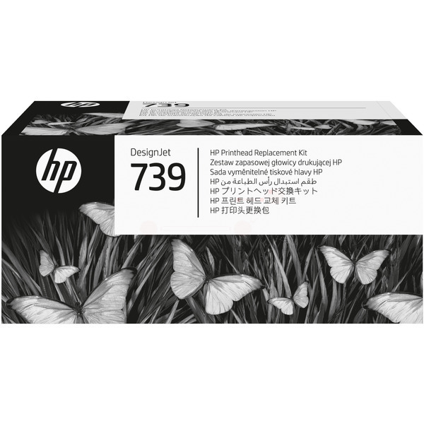 498N0A // 739 / schwarz gelb cyan magenta / original HP Druckkopf Sonstige / 498N0A