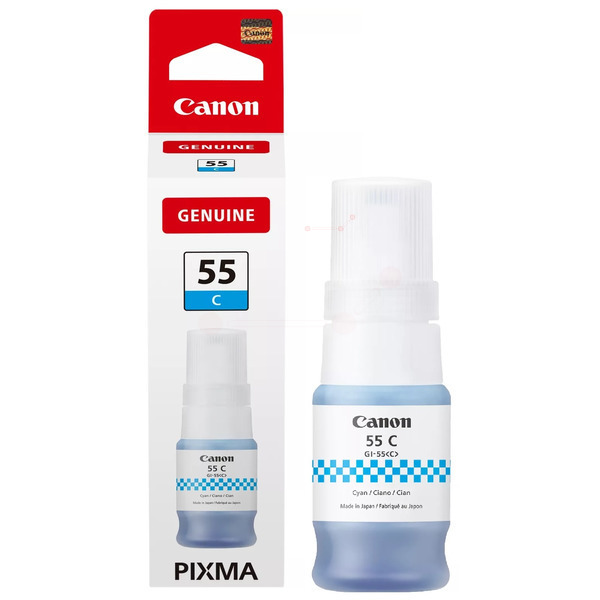 6289C001 // GI55C / cyan / original CANON Tintenflasche cyan / 6289C001 / 3000 S. / 40.00 ml