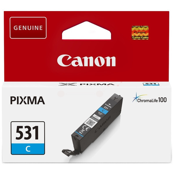 6119C001 // CLI531C / cyan / original CANON Tintenpatrone cyan / 6119C001 / 515 S. / 8.20 ml