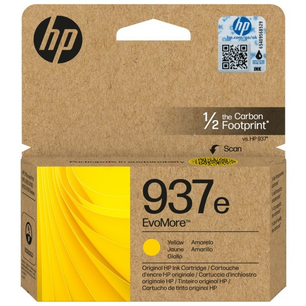 4S6W8NE // 937E / gelb / original HP Druckkopfpatrone gelb / 4S6W8NE / 1650 S.