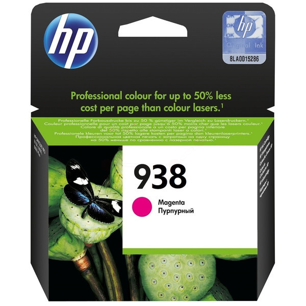 4S6X6PE // 938 / magenta / original HP Druckkopfpatrone magenta / 4S6X6PE / 800 S.