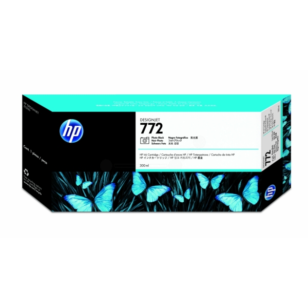 CN633A // 772 / schwarz / original HP Tintenpatrone schwarz hell / CN633A / 300.00 ml