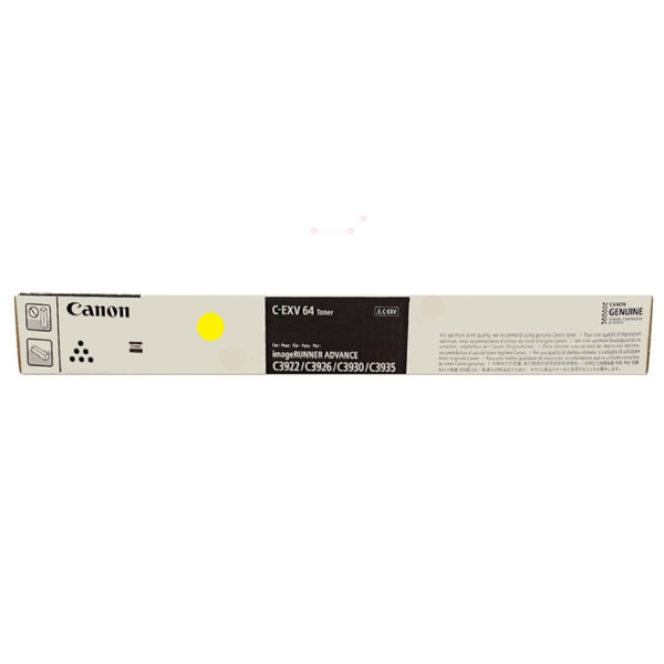 5756C002 // CEXV64 / original CANON Toner gelb / 5756C002 / 25500 S.