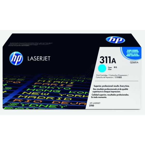 Q2681A // 311A / cyan / original HP Toner cyan / Q2681A / 6000 S.