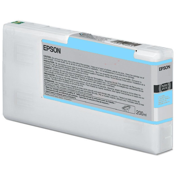 C13T653500 // T6535 / cyan / original EPSON Tintenpatrone cyan hell / C13T653500 / 200.00 ml
