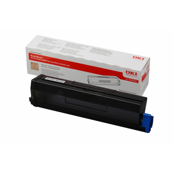 43979202 / schwarz / original OKI Toner schwarz / 43979202 / 7000 S.