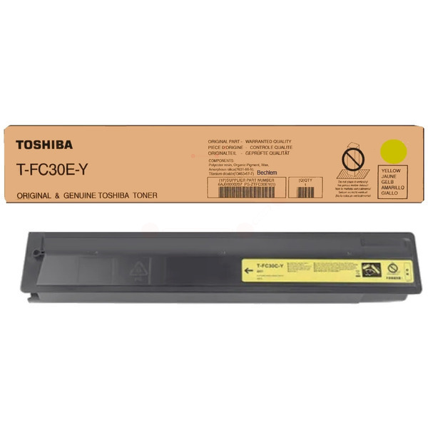 6AG00004454 // TFC30EY / gelb / original TOSHIBA Toner gelb / 6AG00004454 / 33600 S.