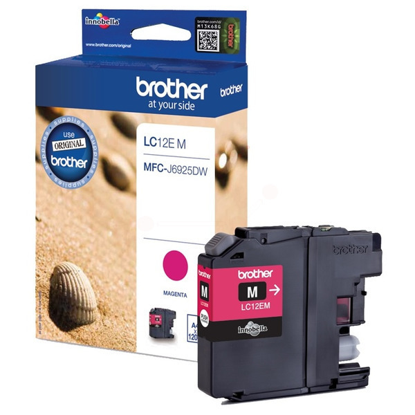 LC12EM / magenta / original BROTHER Tintenpatrone magenta / LC12EM / 1200 S.