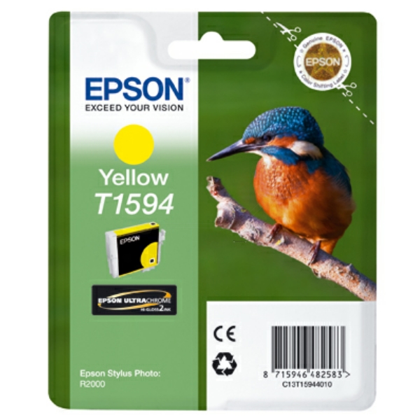 C13T15944010 // T1594 / gelb / original EPSON Tintenpatrone gelb / C13T15944010 / 17.00 ml