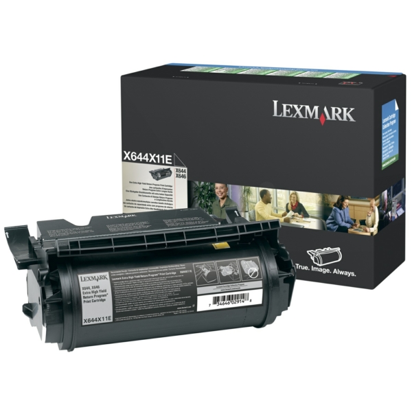 X644X11E / schwarz / original LEXMARK Toner schwarz / X644X11E / 32000 S.