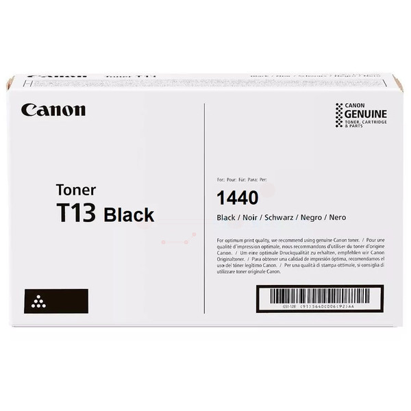 5640C006 // T13 / schwarz / original CANON Toner schwarz / 5640C006 / 10600 S.
