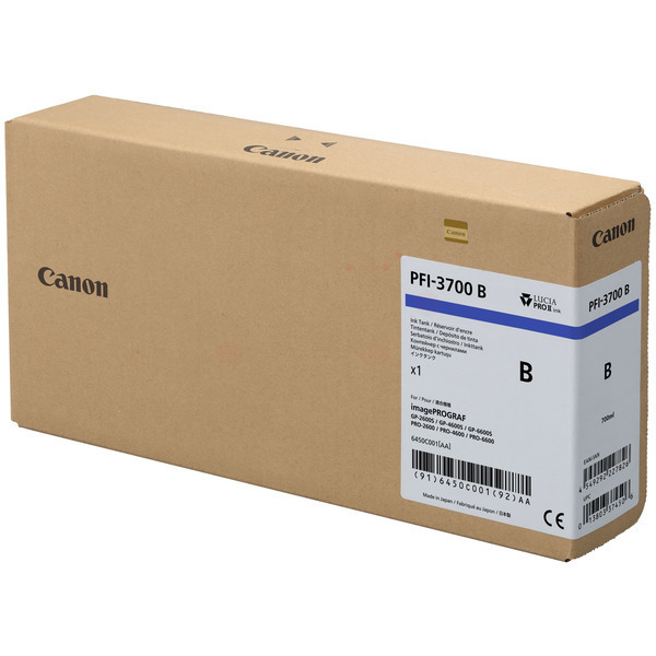 6450C001 // PFI3700B / original Canon Tintenpatron / 6450C001 / 700.00 ml