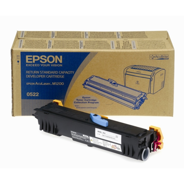 C13S050522 // 0522 / schwarz / original EPSON Toner schwarz / C13S050522 / 1800 S.