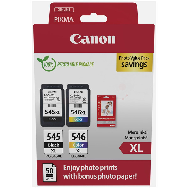 8286B011 // PG545CL546XL / original CANON Druckkopfpatrone Multipack / 8286B011