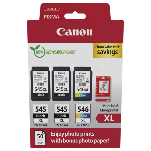 8286B015 // PG545XLCL546XL / original CANON Druckkopfpatrone Multipack / 8286B015
