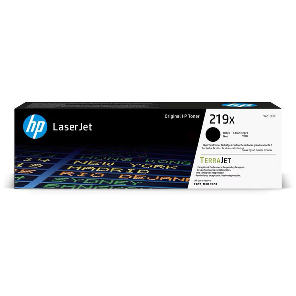 W2190X // 219X / schwarz / original HP Toner schwarz / W2190X / 3200 S.