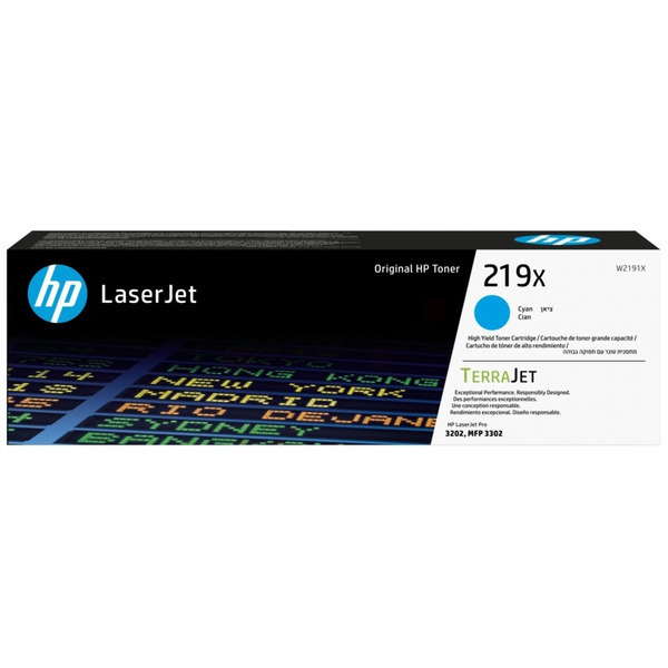 W2191X // 219X / cyan / original HP Toner cyan / W2191X / 2500 S.
