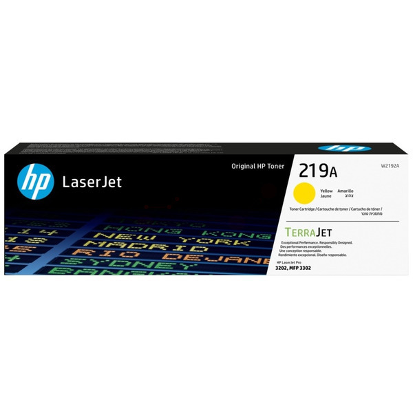 W2192A // 219A / gelb / original HP Toner gelb / W2192A / 1200 S.