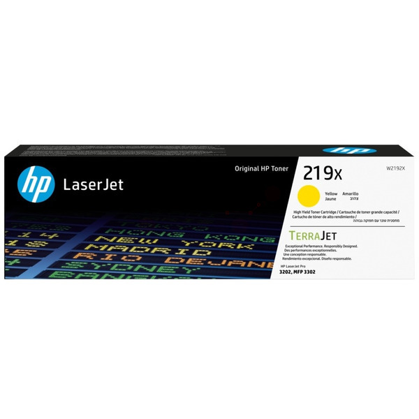 W2192X // 219X / gelb / original HP Toner gelb / W2192X / 2500 S.