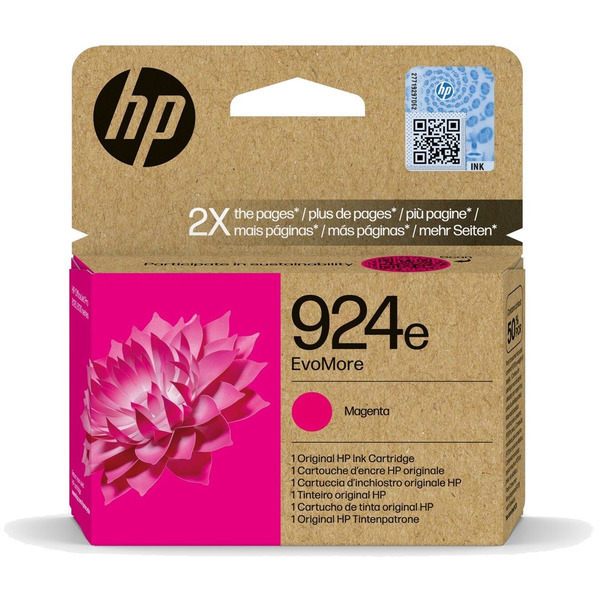 4K0U8NE // 924E / magenta / original HP Tintenpatrone magenta / 4K0U8NE / 800 S.