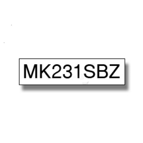 MK231SBZ / original BROTHER PTouch Farbband / MK231SBZ