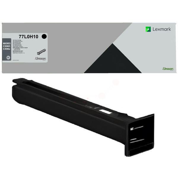 77L0H10 / original LEXMARK Toner schwarz / 77L0H10 / 47700 S.