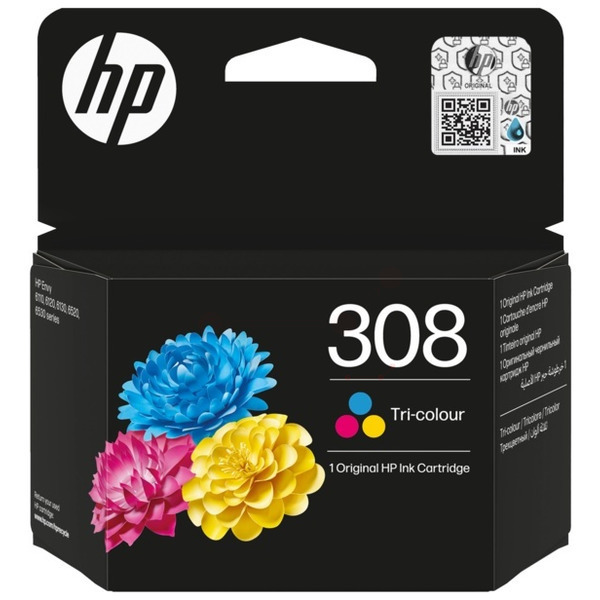 7FP20UE // 308 / original HP Druckkopfpatrone colo / 7FP20UE / 120 S.