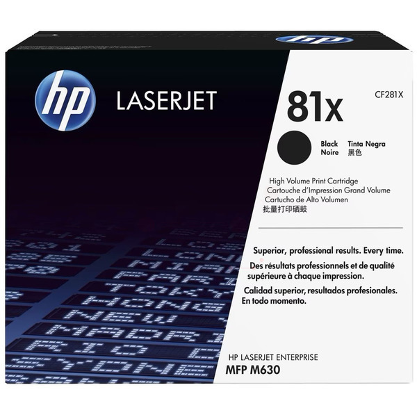 CF281X // 81X / schwarz / original HP Toner schwarz / CF281X / 25000 S.