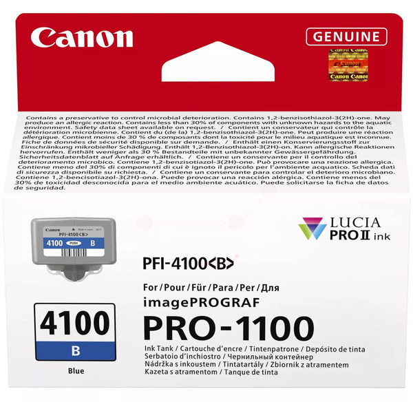 6786C001 // PFI4100B / original Canon Tintenpatron / 6786C001 / 80.00 ml