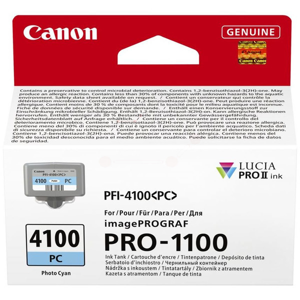 6781C001 // PFI4100PC / cyan / original Canon Tint / 6781C001 / 80.00 ml