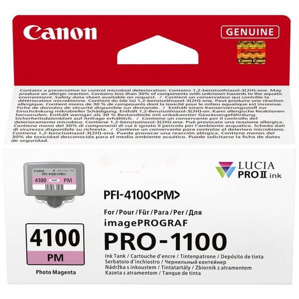 6782C001 // PFI4100PM / magenta / original Canon T / 6782C001 / 80.00 ml