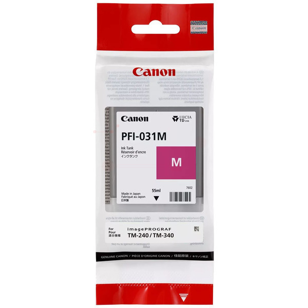 6265C001 // PFI031M / Magenta / original CANON Tintenpatrone / 6265C001 // 55 ml