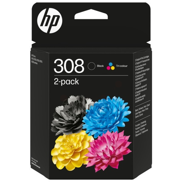 6L6S6UE // 308 / bk  col. original HP Multtipack / 6L6S6UE