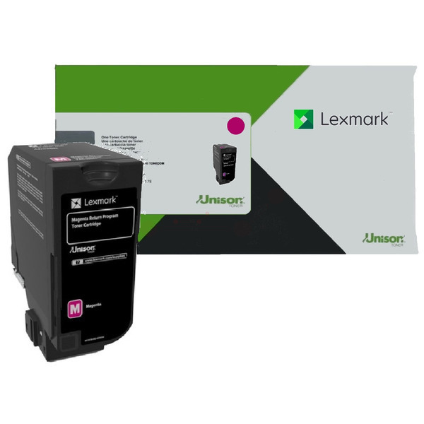 74C20M0 / magenta / original LEXMARK Toner magenta / 74C20M0 / 3000 S.