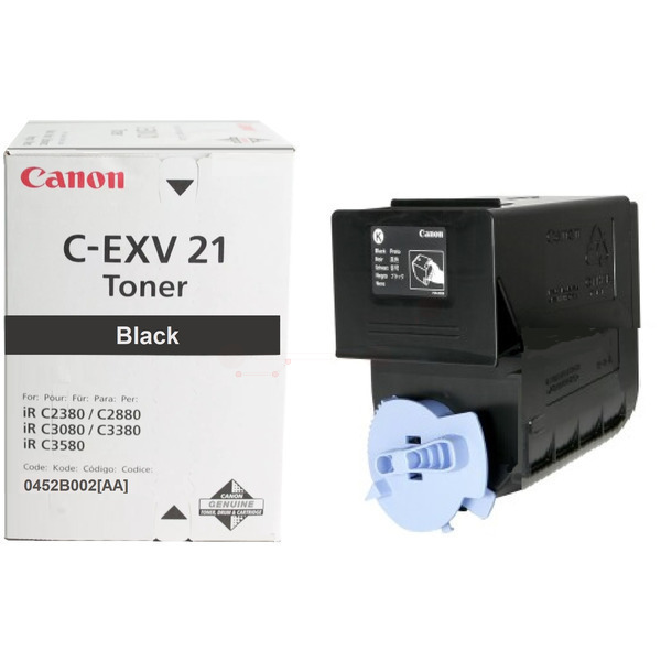 0452B002 // CEXV21 / schwarz / original CANON Toner schwarz / 0452B002 / 26000 S. / 575 Gr.  