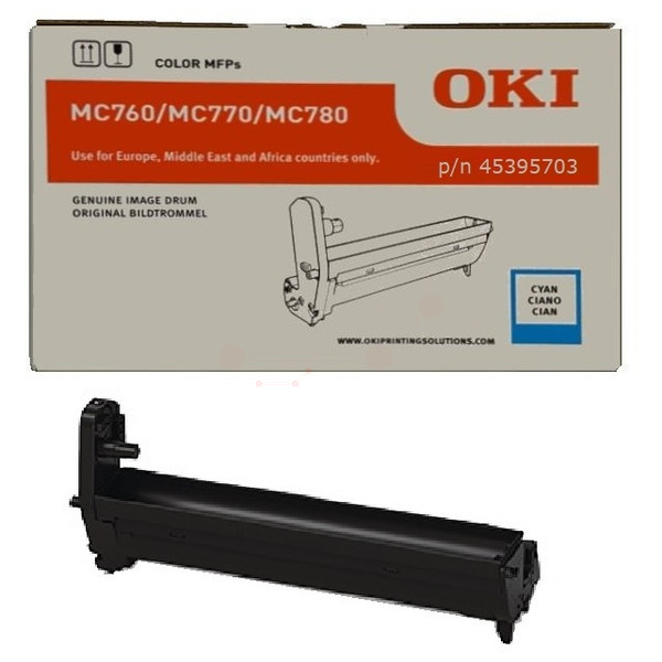 45395703 / cyan / original OKI Drum Kit / 45395703 / 30000 S.