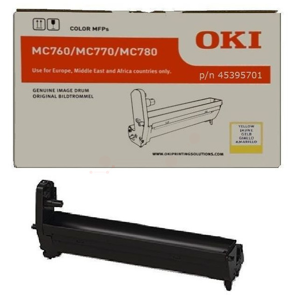 45395701 / gelb / original OKI Drum Kit / 45395701 / 30000 S.