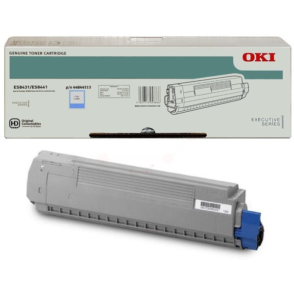 44844583 / cyan / original OKI Toner cyan / 44844583 / 10000 S.