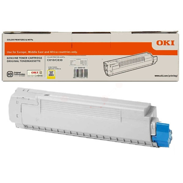 44059105 / gelb / original OKI Toner gelb / 44059105 / 8000 S.