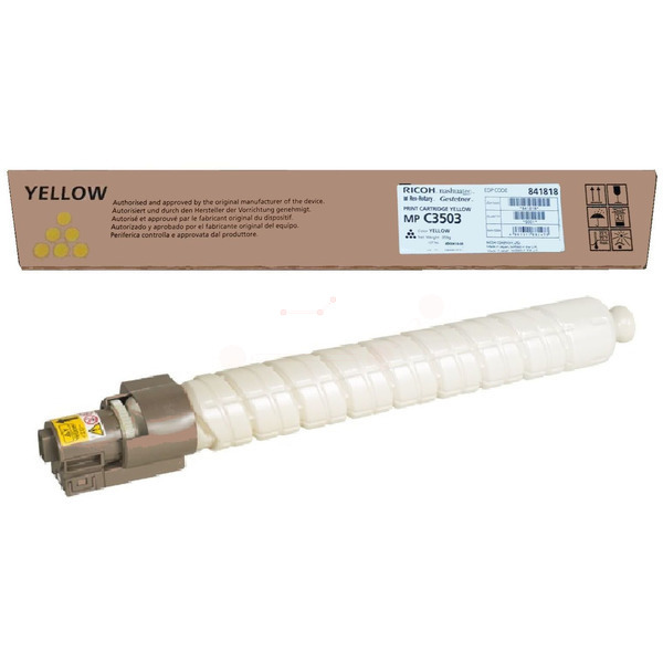 841818 / gelb / original RICOH Toner gelb / 841818 / 18000 S.